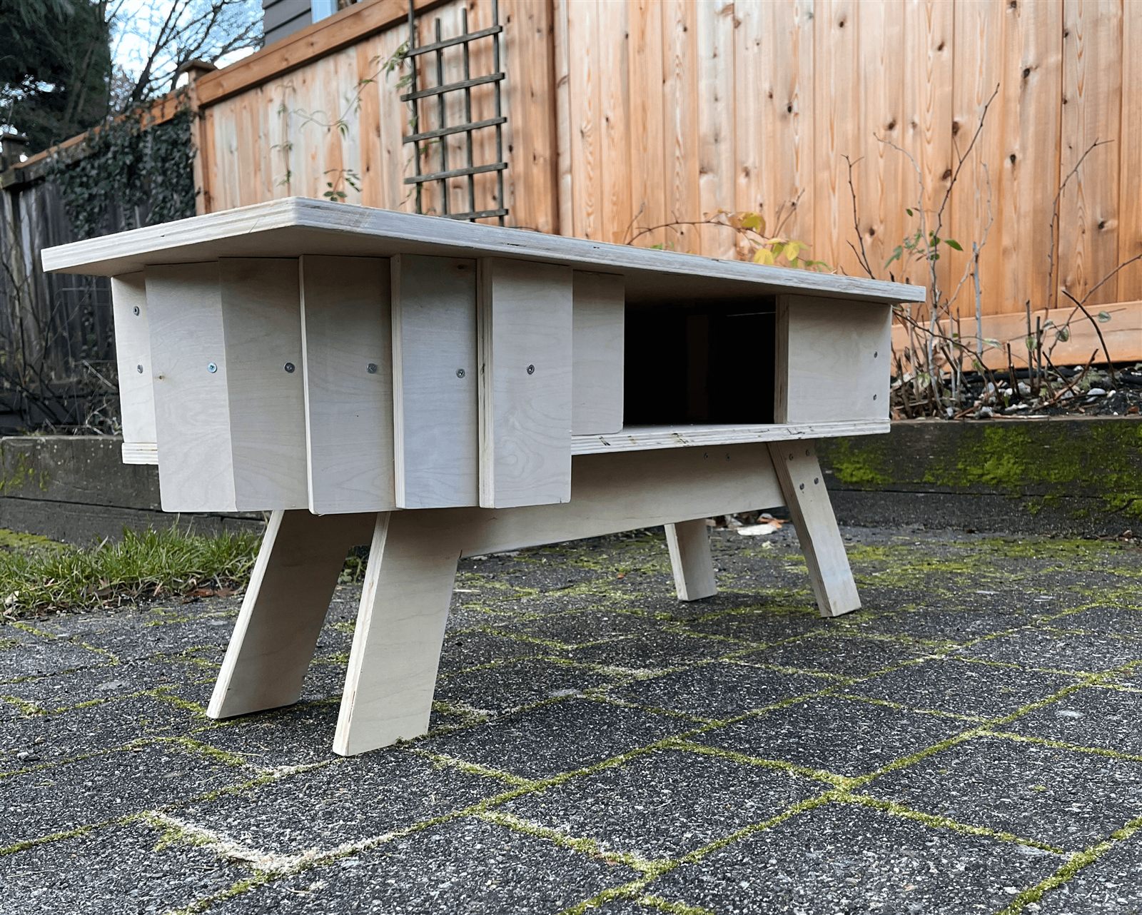 Oil painting and carpentry